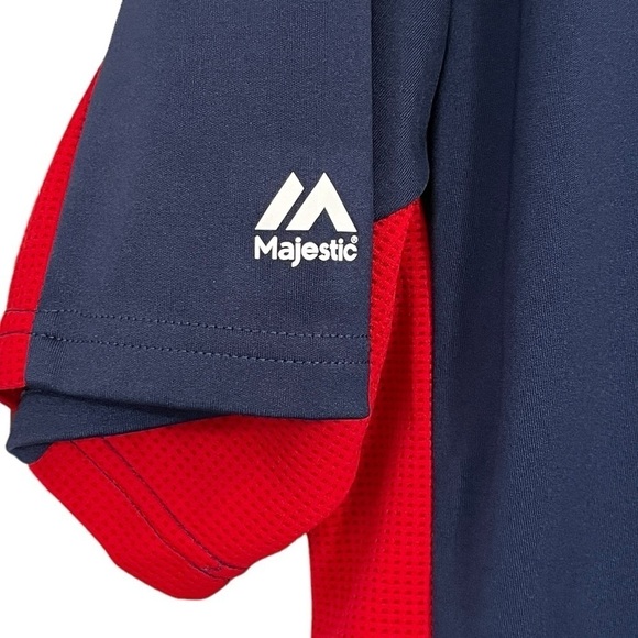Red Sox Majestic Cool Base Navy & Red Spring Training Jersey Size XL - Picture 4 of 9